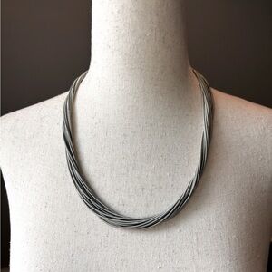 Piano String necklace, Boston Museum of Art, Artisan made